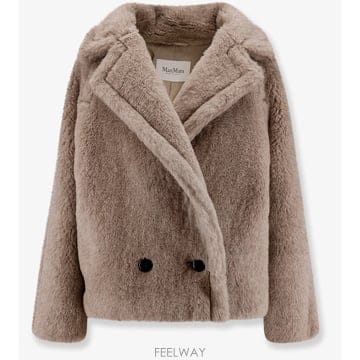 26SS 막스마라 MXMCAMBUSA   Alpaca 앤 캐시미어 teddy 코트 26110810516000