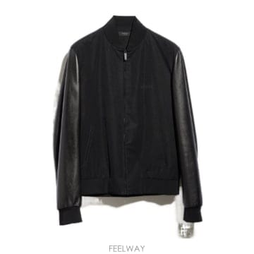 GUCCI 26FW ���� Fabric ���� with nappa ���� sleeves, ���� 872086XNBDI100026FW ���� Fabric ���� with nappa ���� sleeves, ���� 87