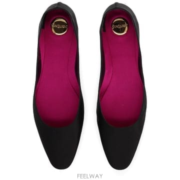 25 F/W 생로랑 크레페 사틴 발레리나 루 841286_9QN001 B0041868286