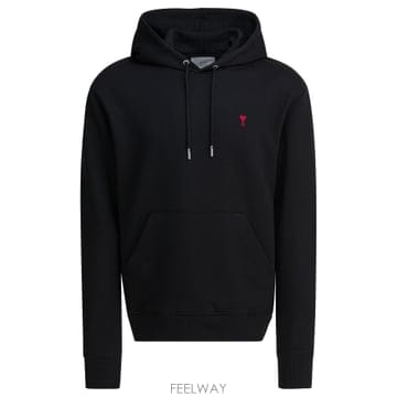 26SS 아미 아미 후드 스웨트 셔츠 BFUSW235730001BLACK TP576592912