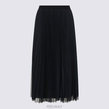 26FW 파비아나 필리피 Tulle Plisse 스커트 GND216F426M2645146 TP57683954