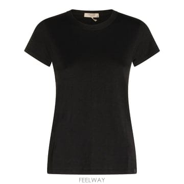 랙앤본 블랙 코튼 티셔츠 W272C32CHBLK B0482068487