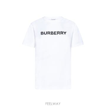 25SS Burberry 화이트 stretch 코튼 t 셔츠 8080325A1464 TP571825423