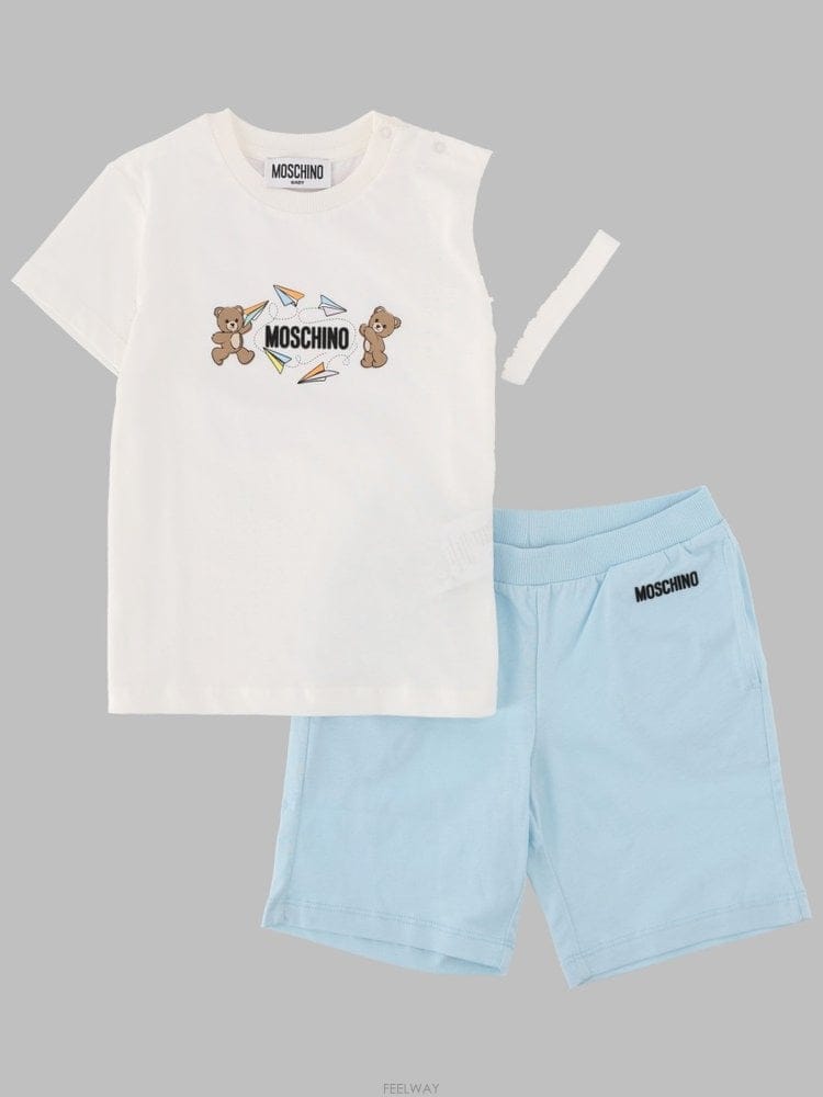 Moschino 26 S/S ��Ű�� Ƽ���� & SHORTSSET (KIDS ��ǰ)  B004206863026 S/S ��Ű�� Ƽ���� & SHORTSSET (KIDS ��ǰ)  B00420