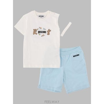26 S/S 모스키노 티셔츠 & SHORTSSET (KIDS 상품)  B0042068630