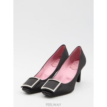 Roger Vivier 26SS ���� ��� Trompette satin pumps RVW4004410RS0B999 TP57880626SS ���� ��� Trompette satin pumps RVW4004410RS0B9