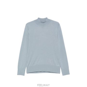 더로우 나리 울 스웨터 아쥬르