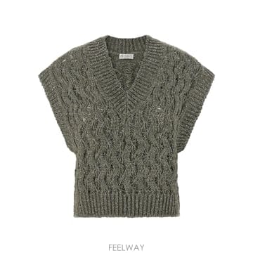 26SS 브루넬로 쿠치넬리 Dazzling Cable 베스트 MEA371112C9125 TP573950669