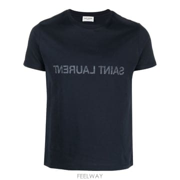 생로랑 INVERTED 로고 T 셔츠 663278Y37AW4145 TP572118937