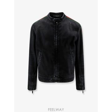 GUCCI 26FW ���� ���� ��ư ���� biker ���� with Web trim 872075XDDHQ1000 TP5726FW ���� ���� ��ư ���� biker ���� with Web trim 8720