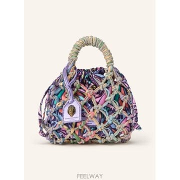 | Other Brand | KURT GEIGER MACRAME CRYSTAL drawstring �� with gemstones 1003KURT GEIGER MACRAME CRYSTAL drawstring �� with gemston