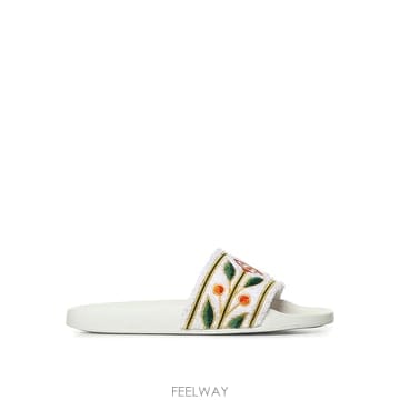 26SS CASABLANCA Laurel Terry Slides ASP26FW03001 TP571666357