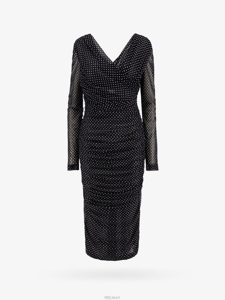 Dolce&Gabbana ��ü �� ���ٳ� POLKADOTS �巹�� WITH �巹���۸� F6J B0652260645��ü �� ���ٳ� POLKADOTS �巹�� WITH �巹���۸� F6J B0