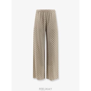 구찌 GUCCI PRIMAVERA 실크 트라우저 WITH GG 프린 B0652260680
