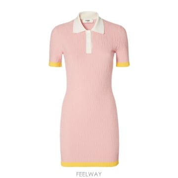 Fendi Abito a 폴로 Fendi in 저지 FZDE35AW4SF1W0S TP571662127