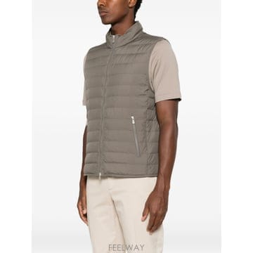 Brunello Cucinelli 26FW ���ڷ� ��ġ�ڸ� ZIppered sleeveless ���� MV4081797CDX44 TP5766226FW ���ڷ� ��ġ�ڸ� ZIppered sleeveless ���� MV4081