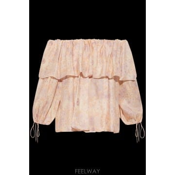 26FW chloe 프린트 crepe 블라우스 CH26AHT453096ZA TP577304894