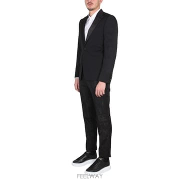 Alexander Mcqueen 23SS �˷���� ���� �̱� BREASTED ��Ʈ ���� 726450QUU911000 TP57182209423SS �˷���� ���� �̱� BREASTED ��Ʈ ���� 726450QUU91