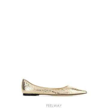 Jimmy Choo 26SS ������ ����� synthetic ���� ���� ballerinas LOVEFLATEGVGOLD TP5726SS ������ ����� synthetic ���� ���� ballerinas LOVE