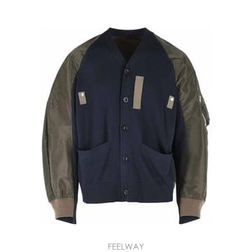 Sacai 26SS Sacai ����� In ���̺� ��ư �� Khaki Blend 2603940M233 TP571410626SS Sacai ����� In ���̺� ��ư �� Khaki Blend 260394