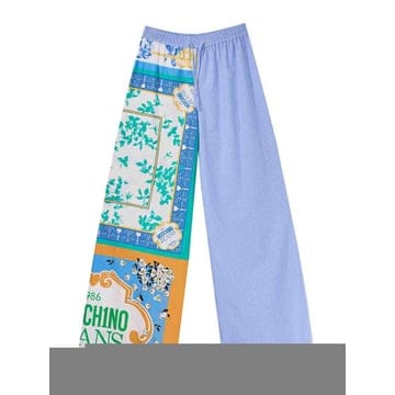 Moschino 25SS ��Ű�� Foulard printing trousers 33237252303 TP57621378525SS ��Ű�� Foulard printing trousers 33237252303 TP