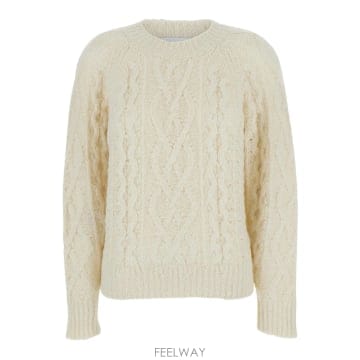 Isabel Marant 25FW ���ں����� ȭ��Ʈ Crew �� ������ With Braided Design In �� ���� PU074825FW ���ں����� ȭ��Ʈ Crew �� ������ With Braided Des
