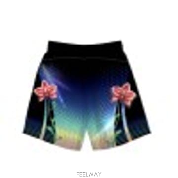 26SS CASABLANCA 실크 숏츠  Vibrant 멀티 컬러 design  Orchid floral m