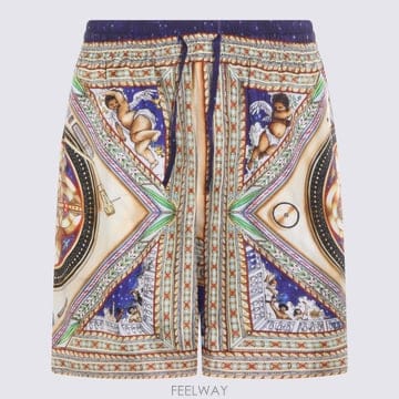 26SS CASABLANCA All Over Graphic 프린트 실크 숏츠 MSS26TR39908 TP57