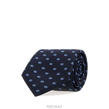 26FW 구찌 Double G 실크 jacquard 타이 8741124E0094269 TP576961985
