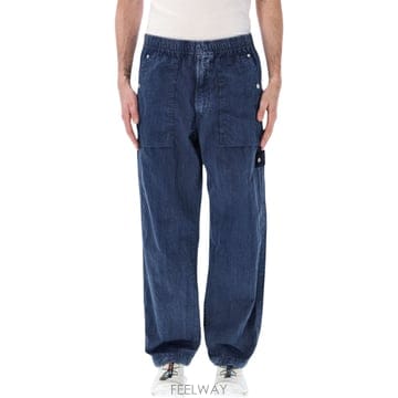 Stone Island ������Ϸ��� ������Ϸ��� Hollow fibre nylon indigo TC trousers 3100001S������Ϸ��� ������Ϸ��� Hollow fibre nylon indigo TC