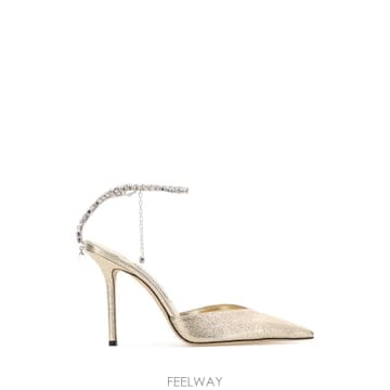 Jimmy Choo ������ Saeda pumps SAEDA100DQMPLATINUMCRYSTAL TP575303603������ Saeda pumps SAEDA100DQMPLATINUMCRYSTAL TP575303