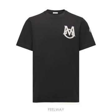 26FW Moncler 맨즈 T 셔츠 L20918C000398390T999 TP576961525