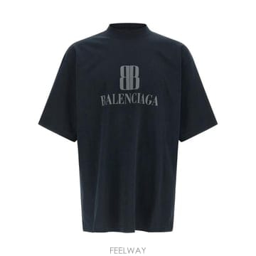 25FW Balenciaga 코튼 crew 넥 T 셔츠 764235TSVU41083 TP577901746