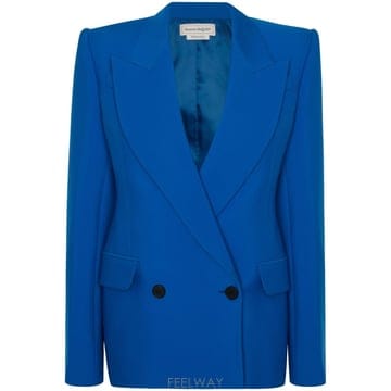 Alexander Mcqueen 23FW �˷���� ���� Sartorial double breasted ���� 745076QJACX4155 TP23FW �˷���� ���� Sartorial double breasted ���� 7450