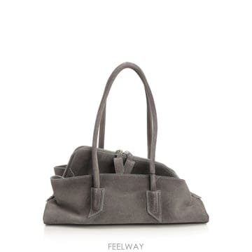 THE ATTICO 26FW ���Ƽ�� La Passeggiata ���� �� in grey suede 251WAH00058LBT1026FW ���Ƽ�� La Passeggiata ���� �� in grey suede 251