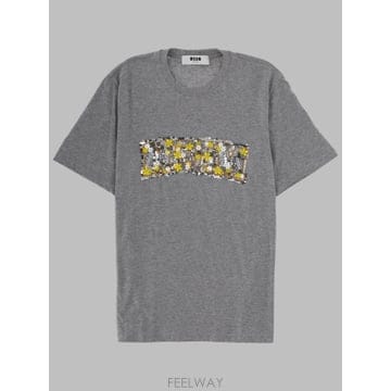 MSGM 26FW Msgm T ���� CON �ΰ� CON PAILLETTES 2341MDM104X17477596 TP526FW Msgm T ���� CON �ΰ� CON PAILLETTES 2341MDM104X17