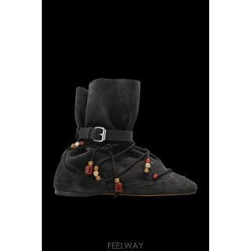 Isabel Marant 26SS ���ں����� Suede ��Ŭ ����  Letiz  BO0262FCD2A07SOFFBLACK TP578026SS ���ں����� Suede ��Ŭ ����  Letiz  BO0262FCD2A07S