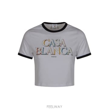 26FW CASABLANCA 여성 T 셔츠 WPF26JTS01002 TP577178394