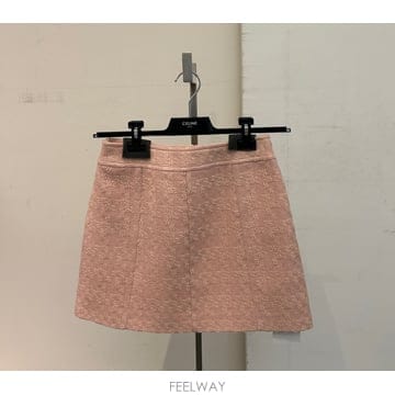 셀린느 미니 트라페즈 스커트 데님