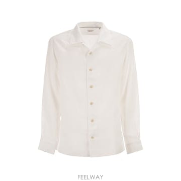 26SS 브루넬로 쿠치넬리 퓨터 linen 셔츠 MM6840618C001 TP570508055