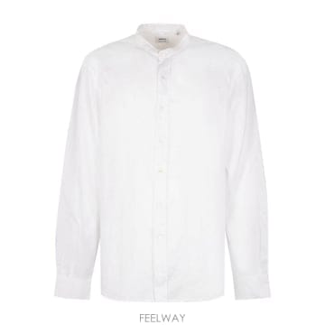 26SS Aspesi Mandarin 셔츠 In Light Linen S6ACE76C19585072 TP57