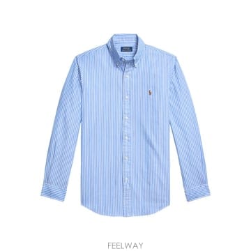 25FW 폴로 랄프 로렌 폴로 랄프 로렌 Camicie Blu E Bianco 710886462004 TP5