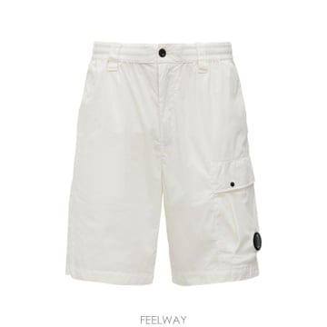 26SS C P  Company Cargo 숏츠 화이트 렌즈 20CMBE254A006439G103 TP577
