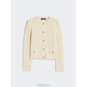 Max Mara 26SS �������� ����� crop in cotone   ECRU WE5341046106001 TP57635626SS �������� ����� crop in cotone   ECRU WE534104610