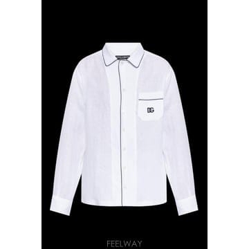 26SS 돌체앤가바나 Linen 셔츠 with pocket G5IF1ZGJ765W0800 TP57838853
