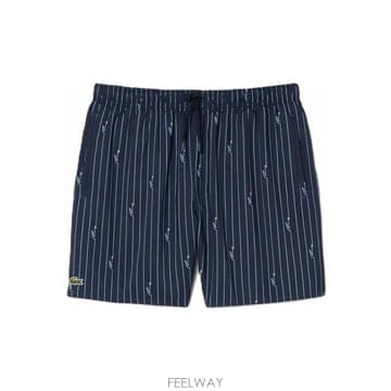 26SS LACOSTE 미디움 sea 복서 숏츠 with crocodile 프린트 MH1849IY8 TP57