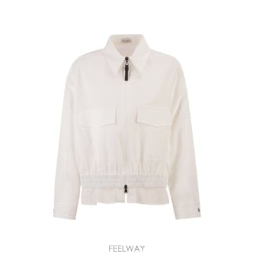 Brunello Cucinelli 26SS ���ڷ� ��ġ�ڸ� ��ư canvas �ƿ��� ���� with shiny �� pull MQ986EJ70626SS ���ڷ� ��ġ�ڸ� ��ư canvas �ƿ��� ���� with sh