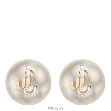 26FW 지미 추 Jc 펄 귀걸이 JCPEARLSTUDSDXQGOLDWHITE TP570390499