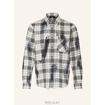 AMIRI Flannel 셔츠 컴포트 핏 100292310813000 TP575740253