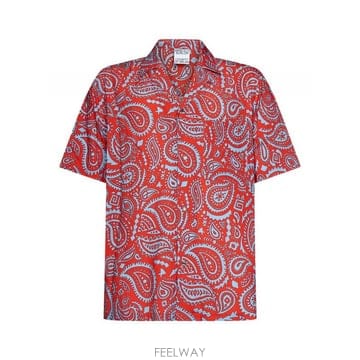 23SS 마르셀로불론 Red hawaiian 셔츠 CMGG001S23FAB0012540 TP578087384